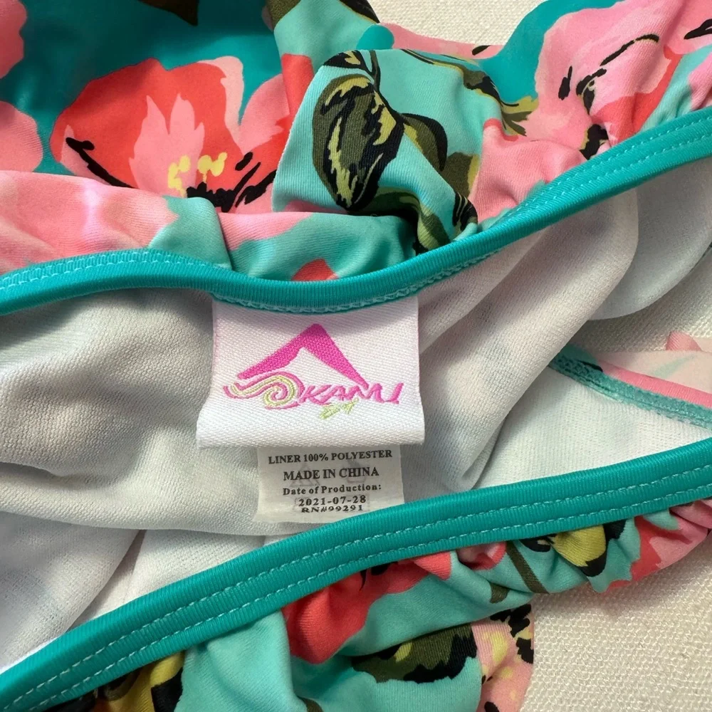 Kami Swim | Floral Print One Piece Swimsuit | 6